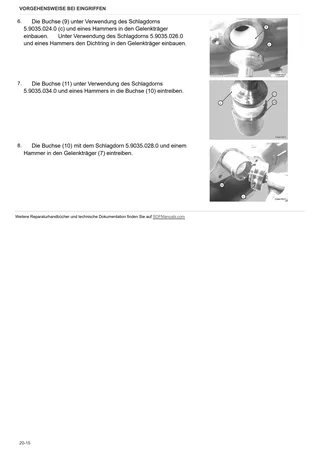 Werkstatthandbuch: CARRARO 20.26 – sample manual page 2
