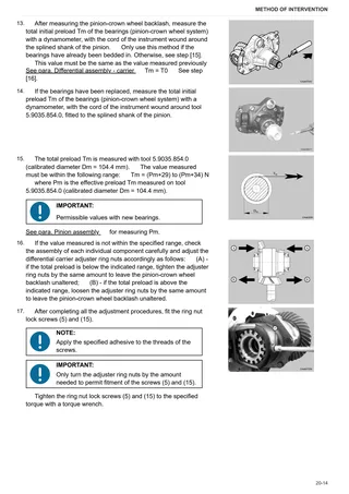 Workshop Manual: CARRARO 20.32 – sample manual page 2