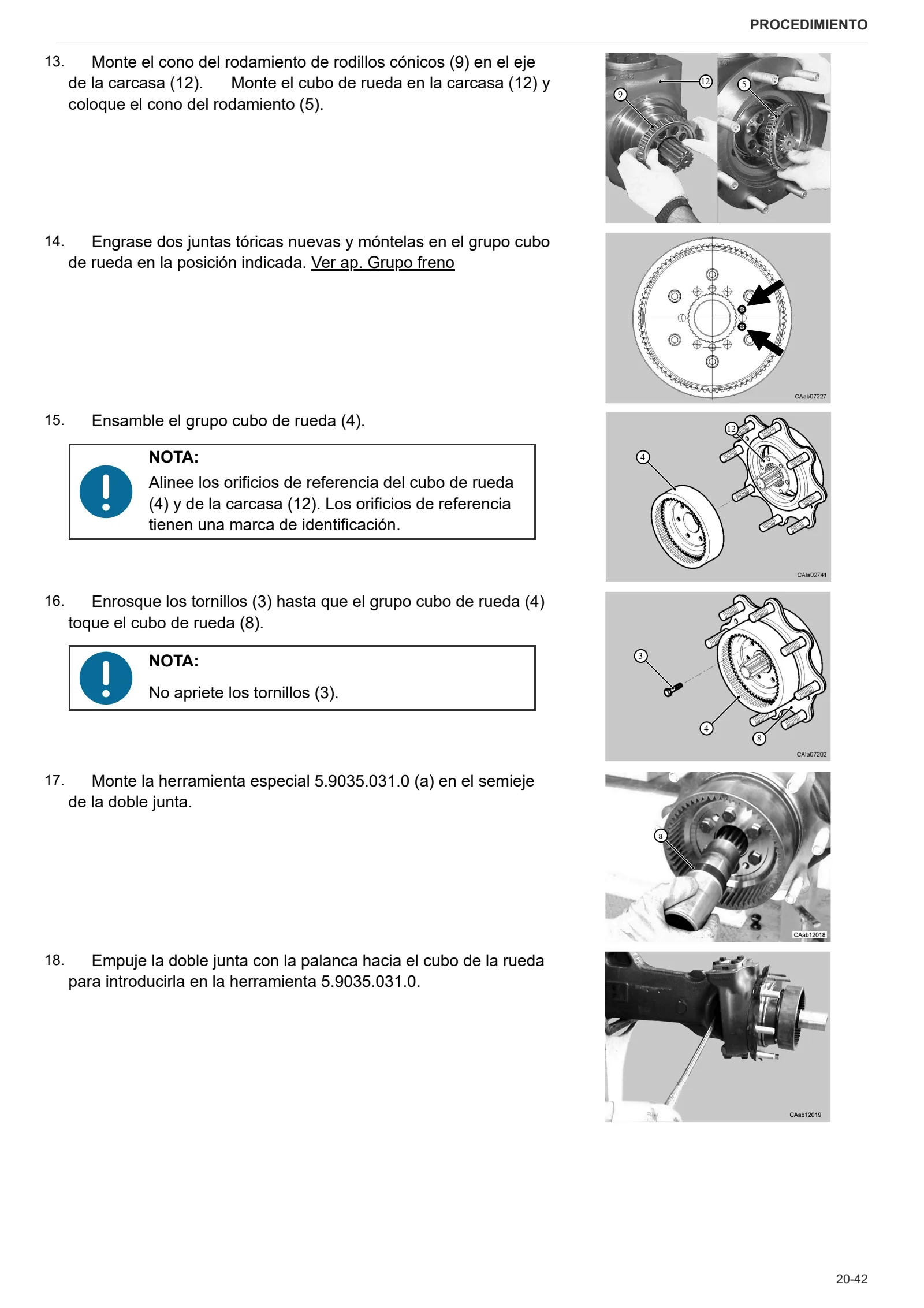 Manual de taller: CARRARO 20.32 – sample manual page 4