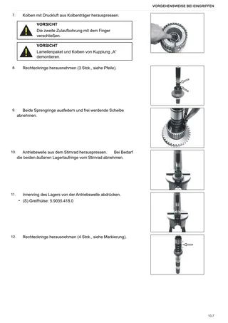 Werkstatthandbuch: ZF T-7200 PVS/IRS – sample manual page 1