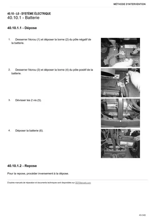 Manuel d'atelier: SPIRE 80 TARGET → ZKDBA80200TL30001 – sample manual page 2