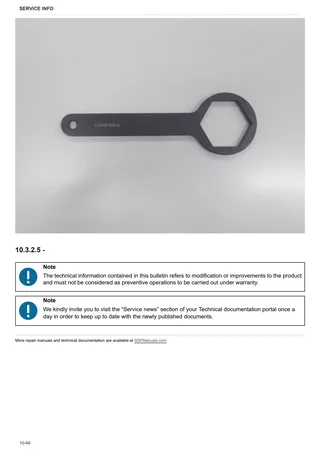 Workshop Manual: CROSS 55 S – sample manual page 2