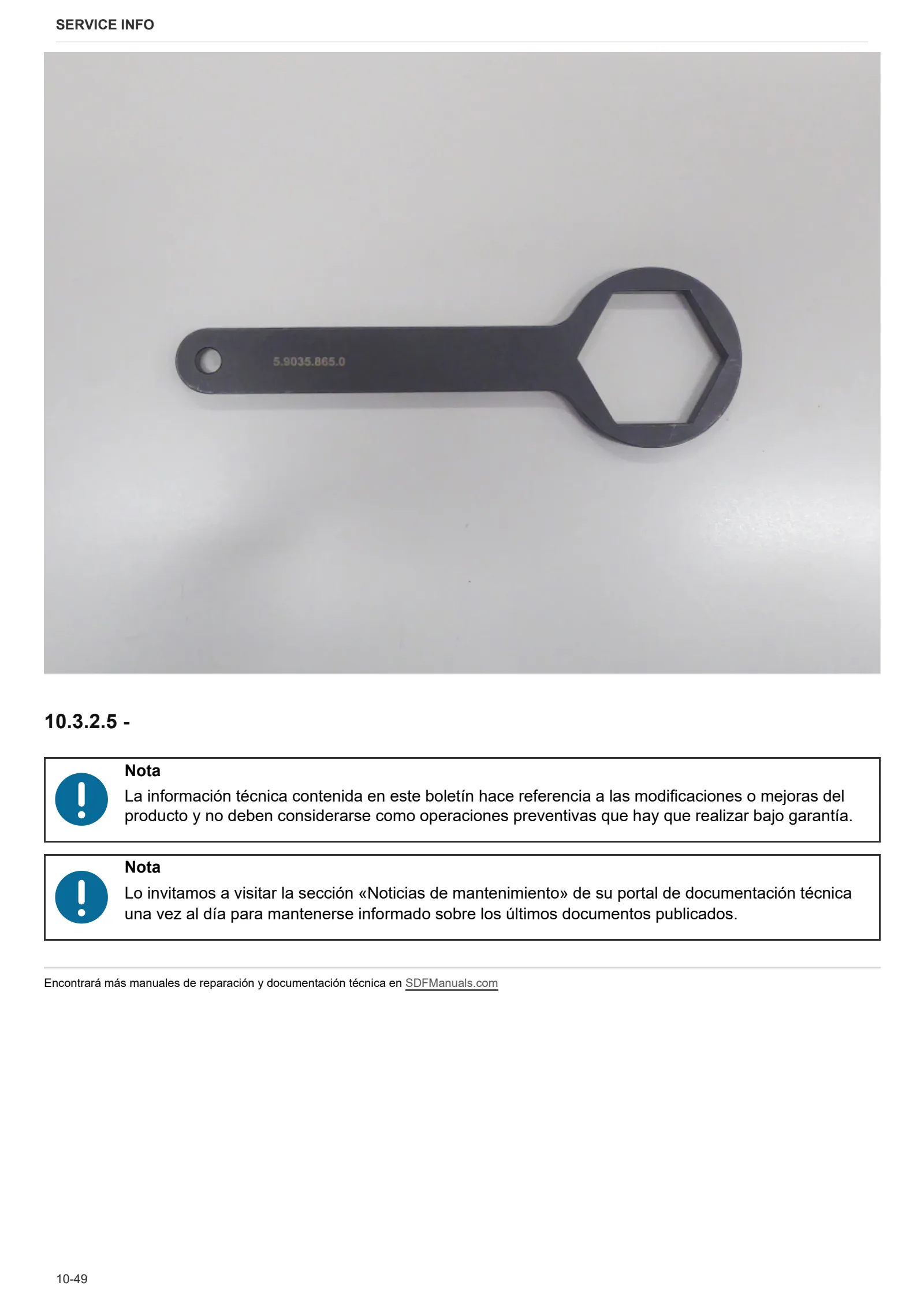 Manual de taller: CROSS 55 S – sample manual page 2