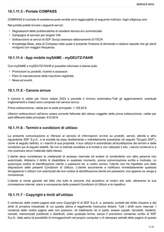 Manuale d'officina: CROSS 65 S – sample manual page 1