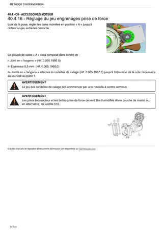 Manuel d'atelier: SPIRE 70 TARGET → ZKDCB50200TL50001 – sample manual page 1