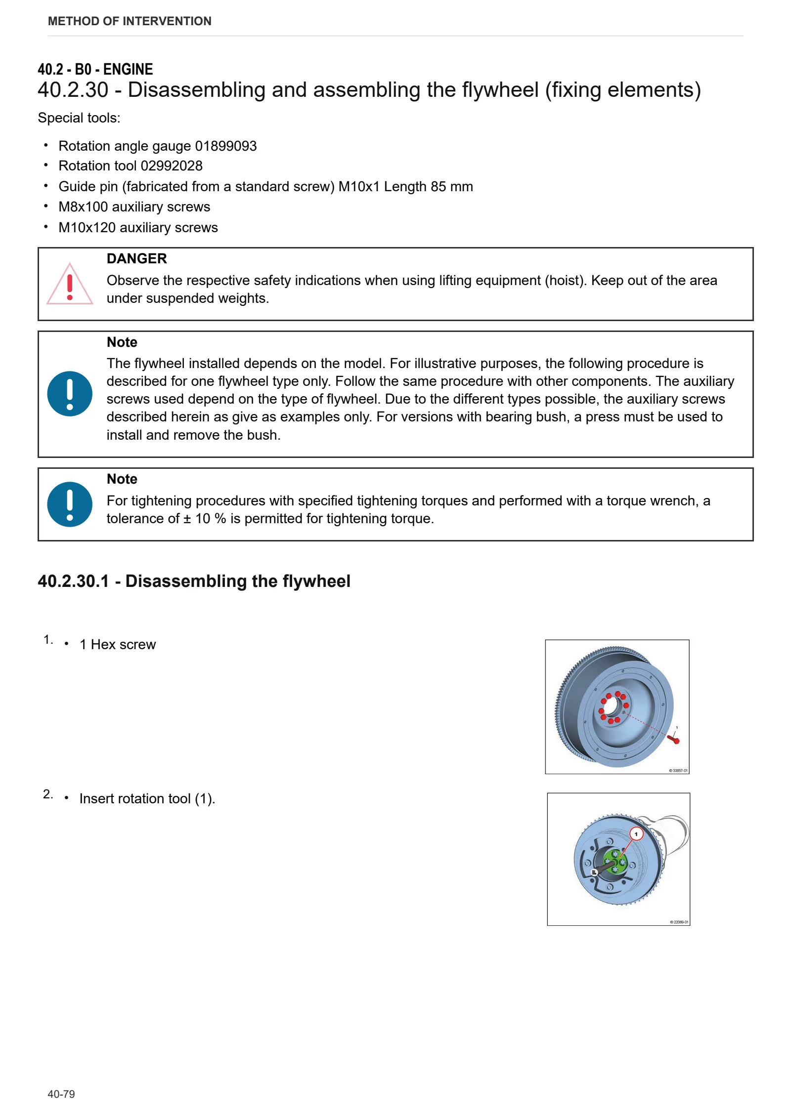 Workshop Manual: SPARK 185 → WSXCB80200LL50001 – sample manual page 1