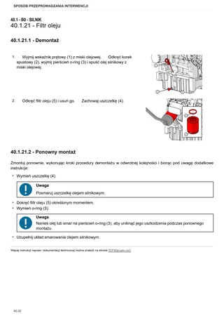 Instrukcja warsztatowa: STRIKE 115 TB → ZKDDS20200TL50001 – sample manual page 1