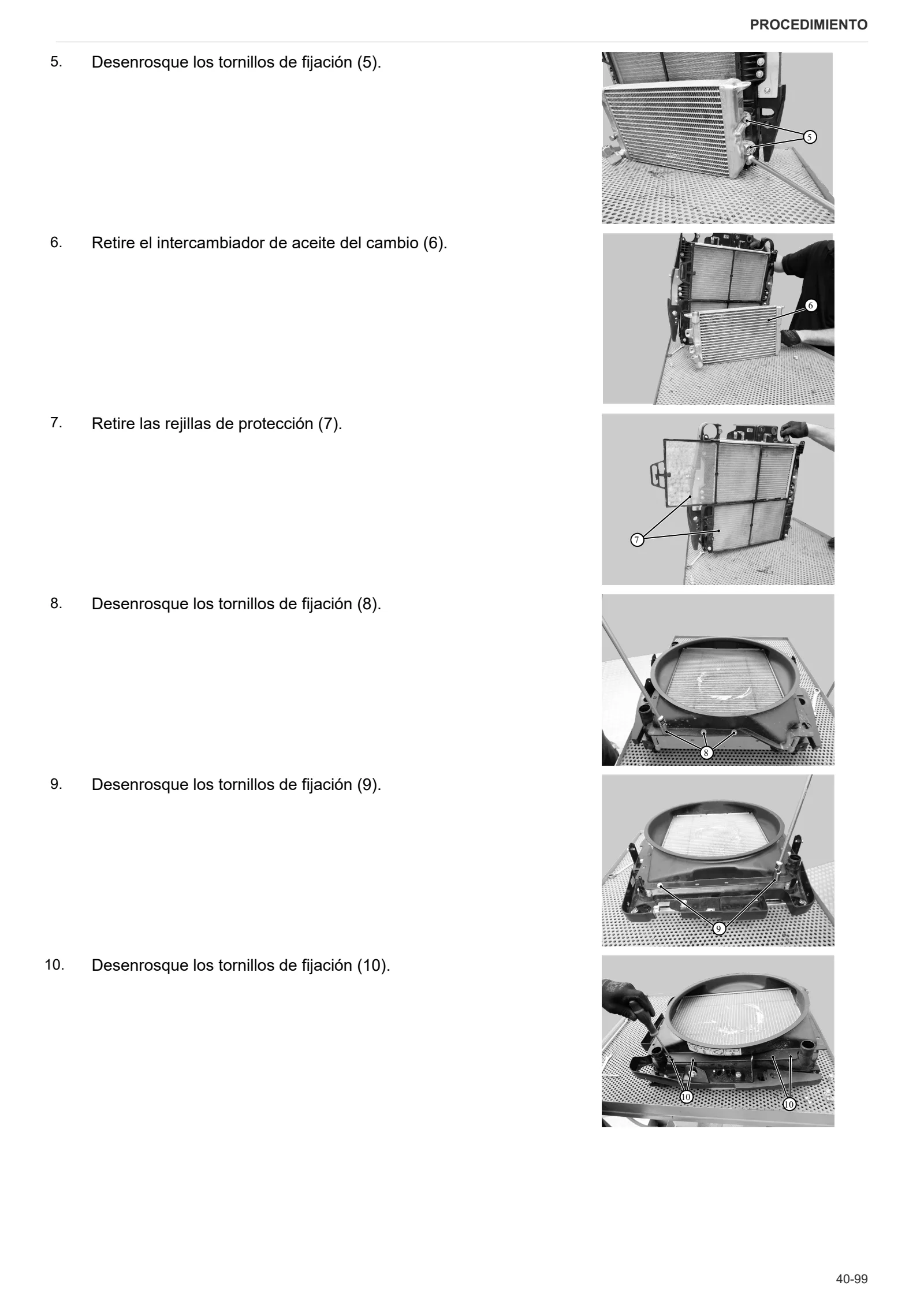 Manual de taller: SPIRE 90 VRT → ZKDET40200TL50001 – sample manual page 1