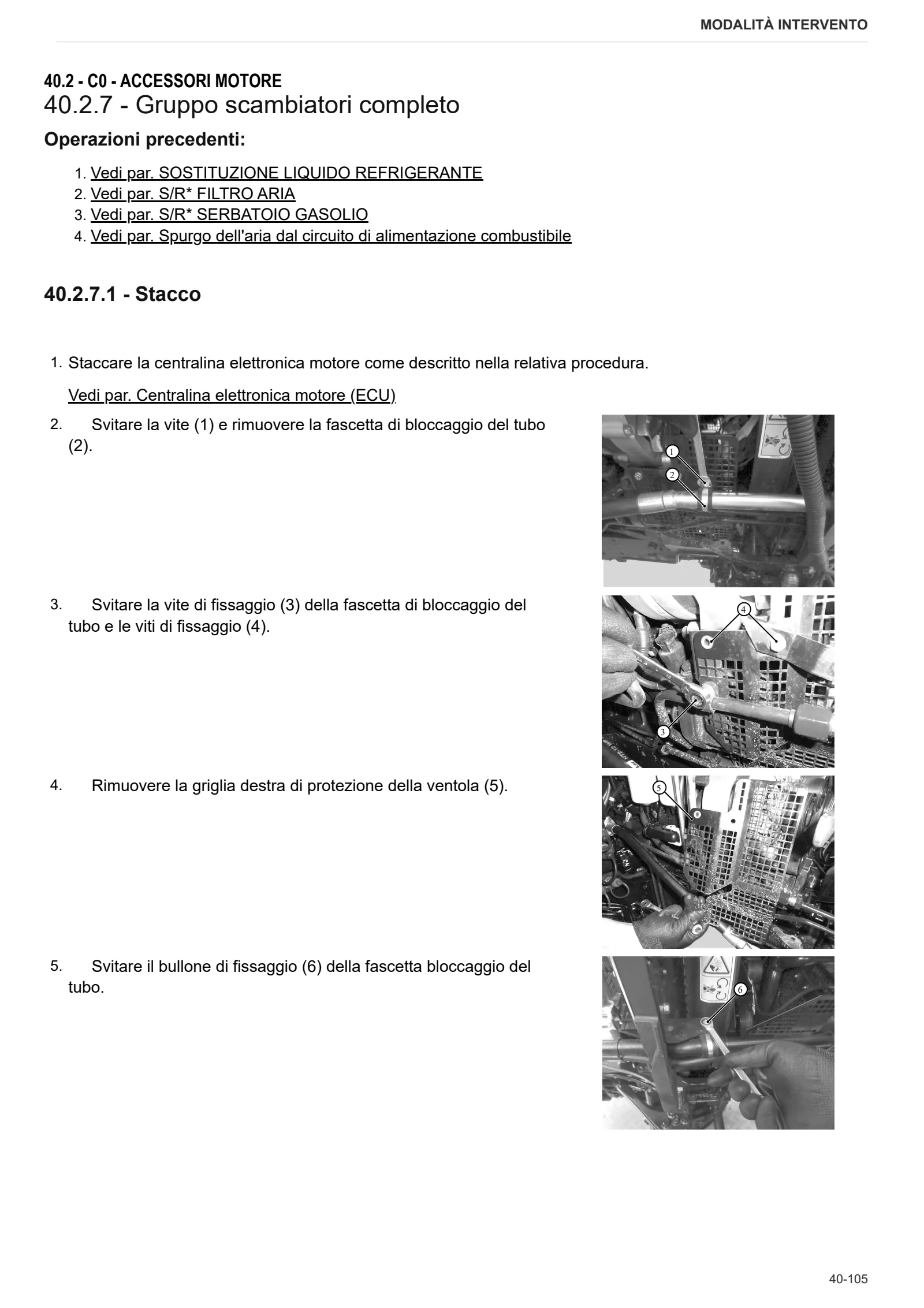 Manuale d'officina: SPIRE 100.4 VRT → ZKDEU60200TL50001 – sample manual page 1