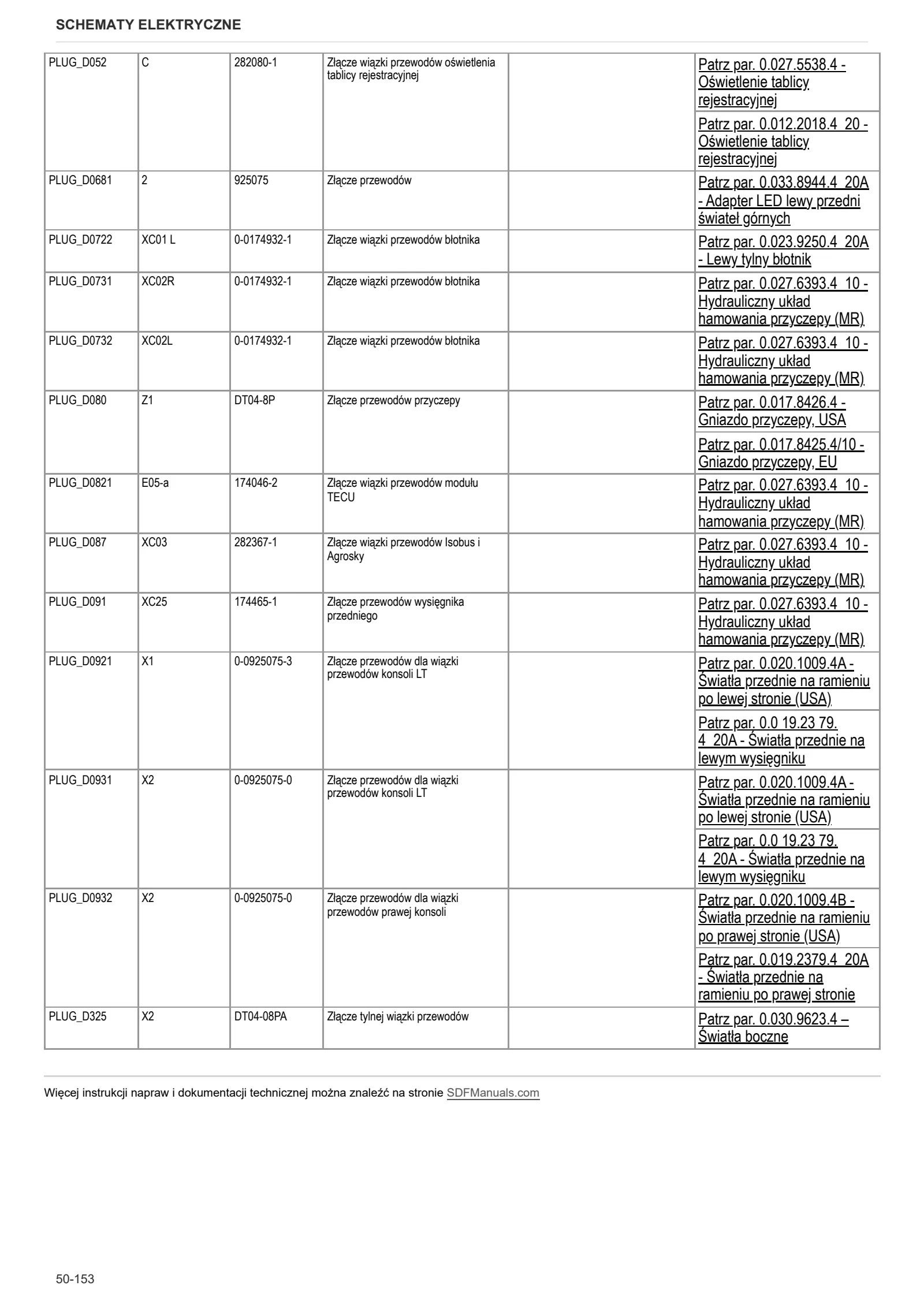 Instrukcja warsztatowa: SPARK 165 VRT → WSXFS30200LL50001 – sample manual page 4