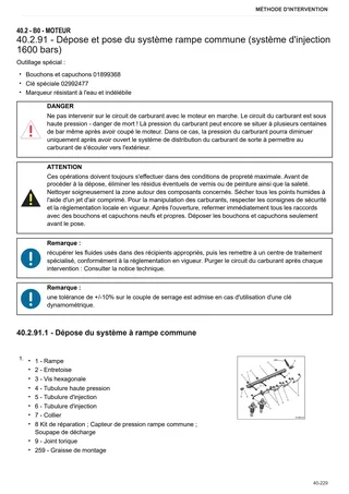Manuel d'atelier: SPARK 215 VRT → WSXFT10200LL10001 – sample manual page 1