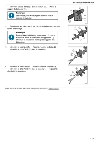 Manuel d'atelier: MACH 230 VRT → WSXFT30200LL10001 – sample manual page 1