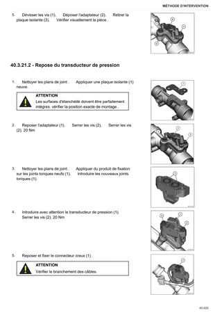 Manuel d'atelier: MACH 230 VRT → WSXFT30200LL10001 – sample manual page 2