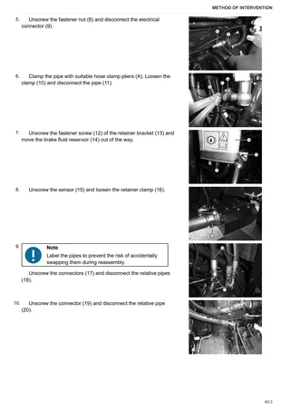 Workshop Manual: SPIRE 70 TREND → ZKDKF20200BL50001 – sample manual page 1
