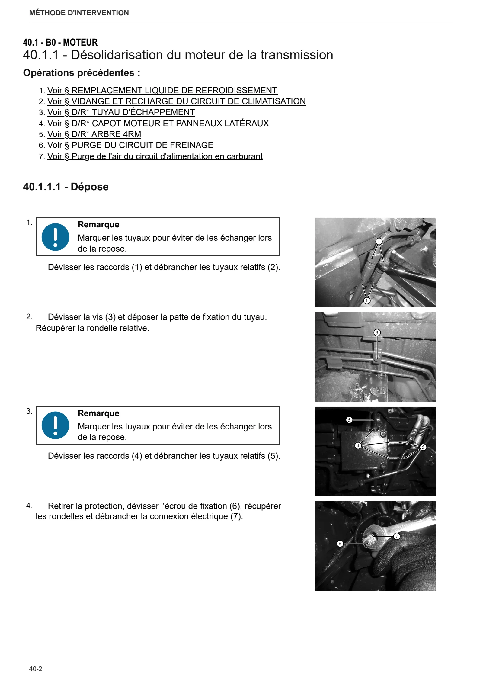 Manuel d'atelier: SPIRE 70 TREND → ZKDKF20200BL50001 – sample manual page 1