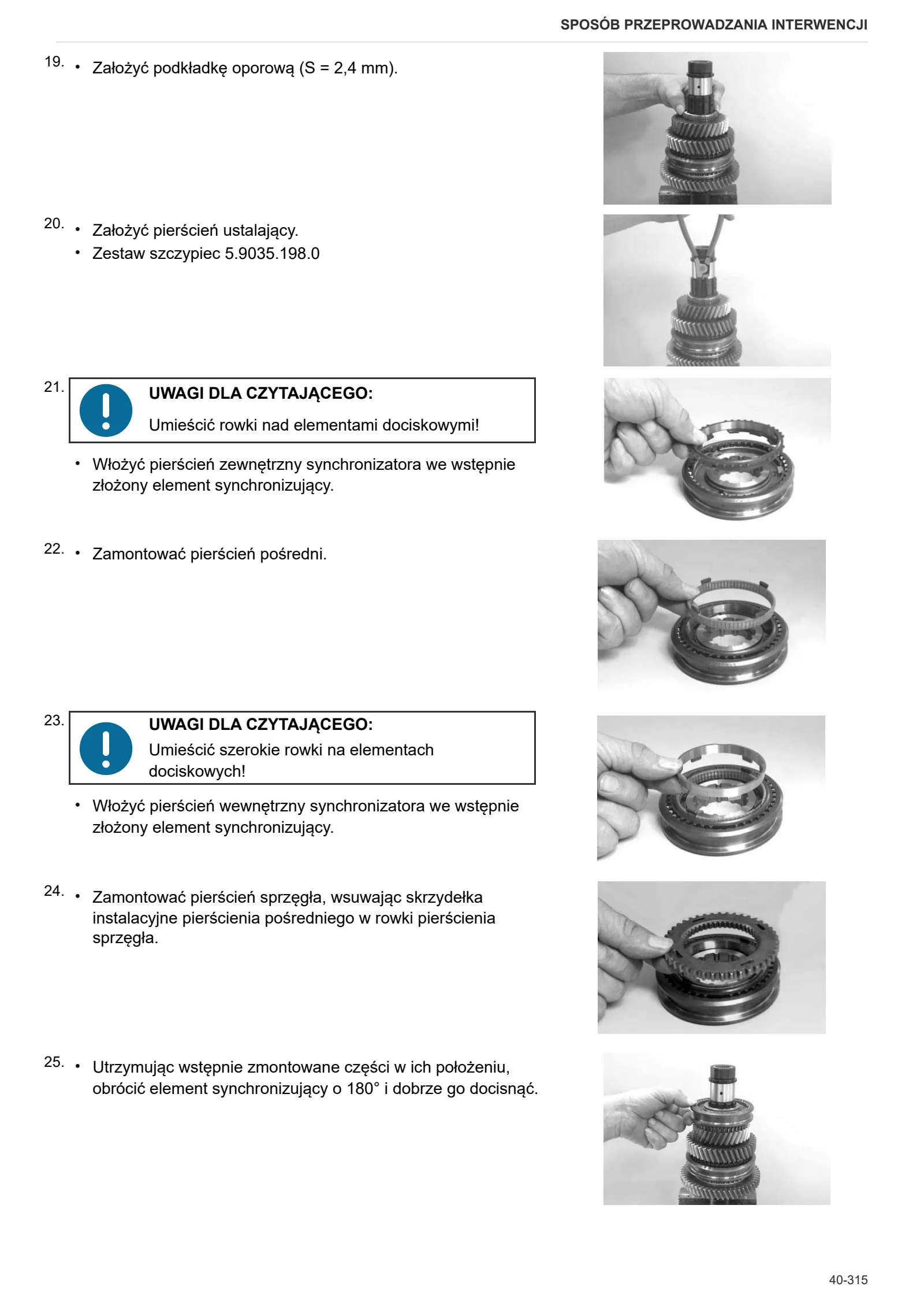 Instrukcja warsztatowa: R6.125 DCR → ZKDL340200TL10001 – sample manual page 2