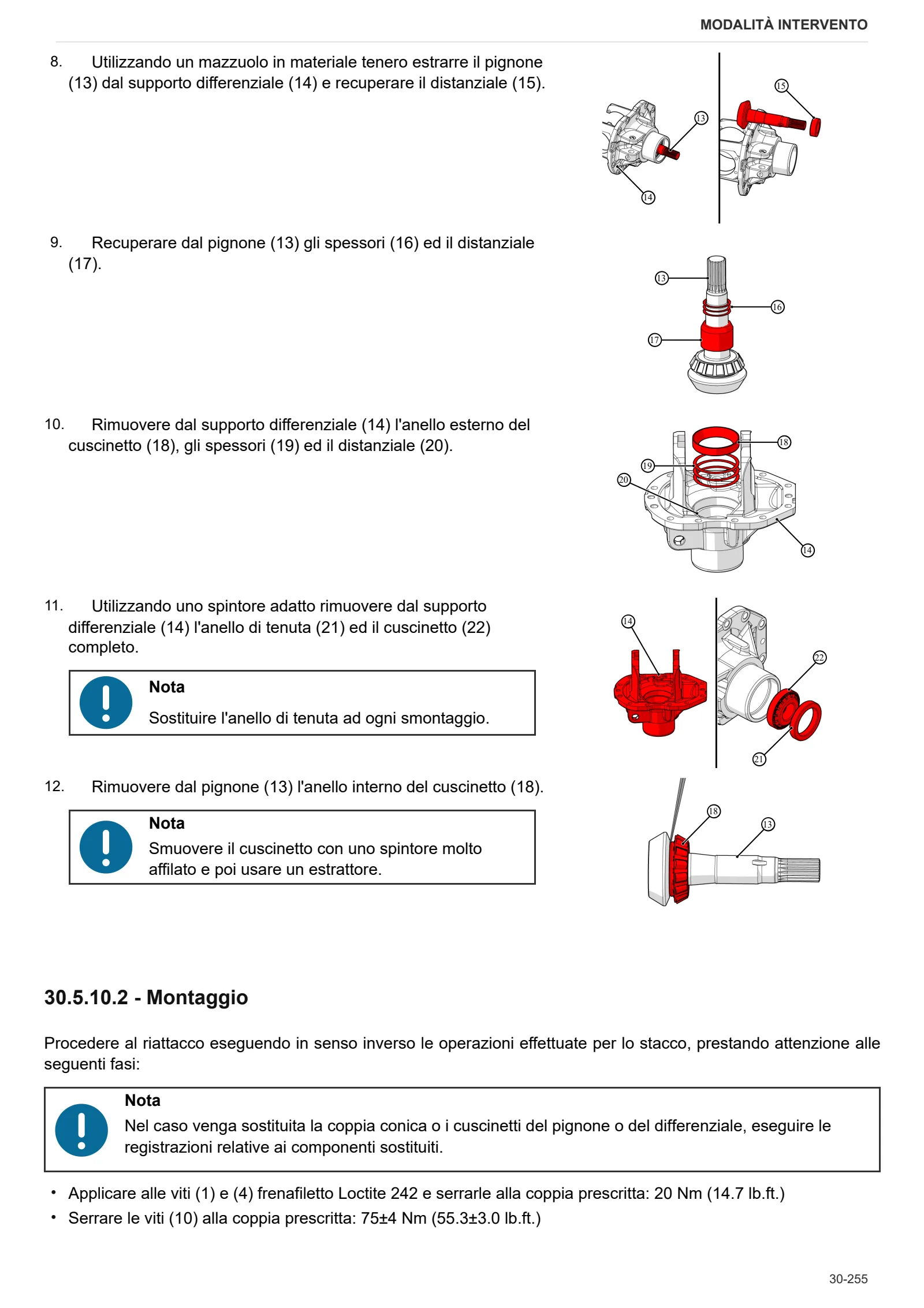 Manuale d'officina: SPIRE 65 TREND → NNZLG00200BL50001 – sample manual page 3