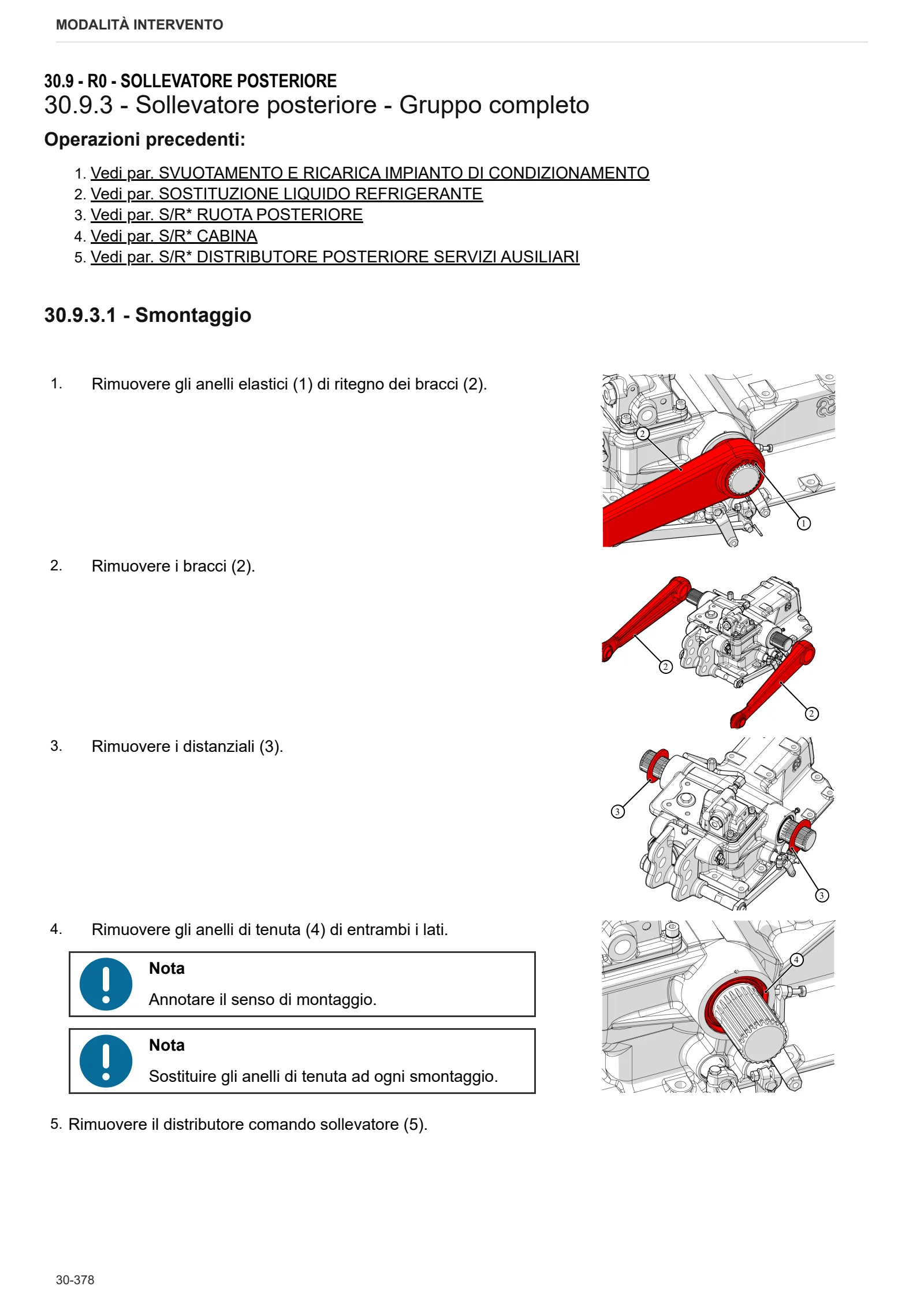 Manuale d'officina: SPIRE 65 TREND → NNZLG00200BL50001 – sample manual page 4