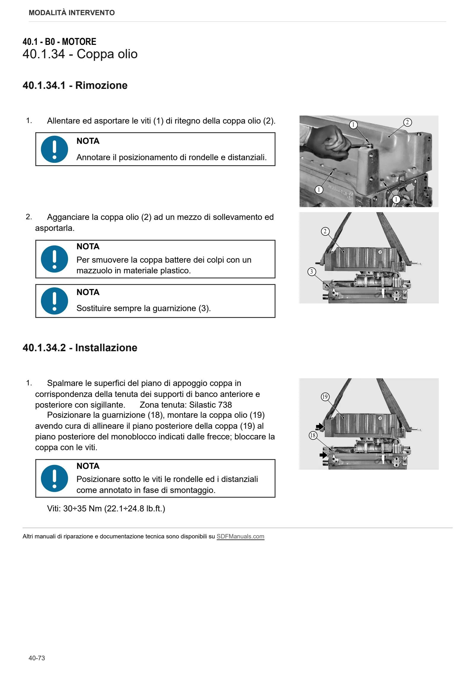 Manuale d'officina: RF.80 TARGET COMPACT → ZKDP1202W0TL1001 / 5001 – sample manual page 1