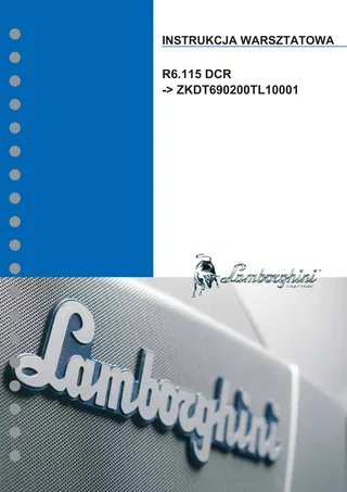 Instrukcja warsztatowa: R6.115 DCR → ZKDT690200TL10001 – manual cover