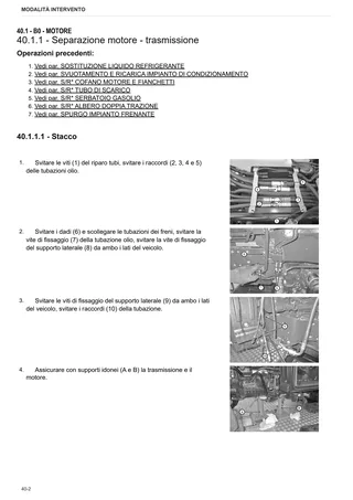 Manuale d'officina: RV.110 → ZKDV1202W0TL15001 – sample manual page 1