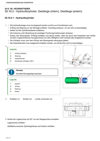 Werkstatthandbuch: G.23 H – sample manual page 3