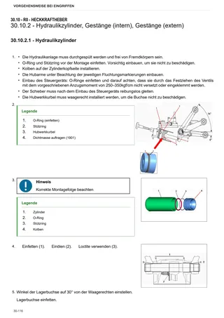 Werkstatthandbuch: G.30 H – sample manual page 3