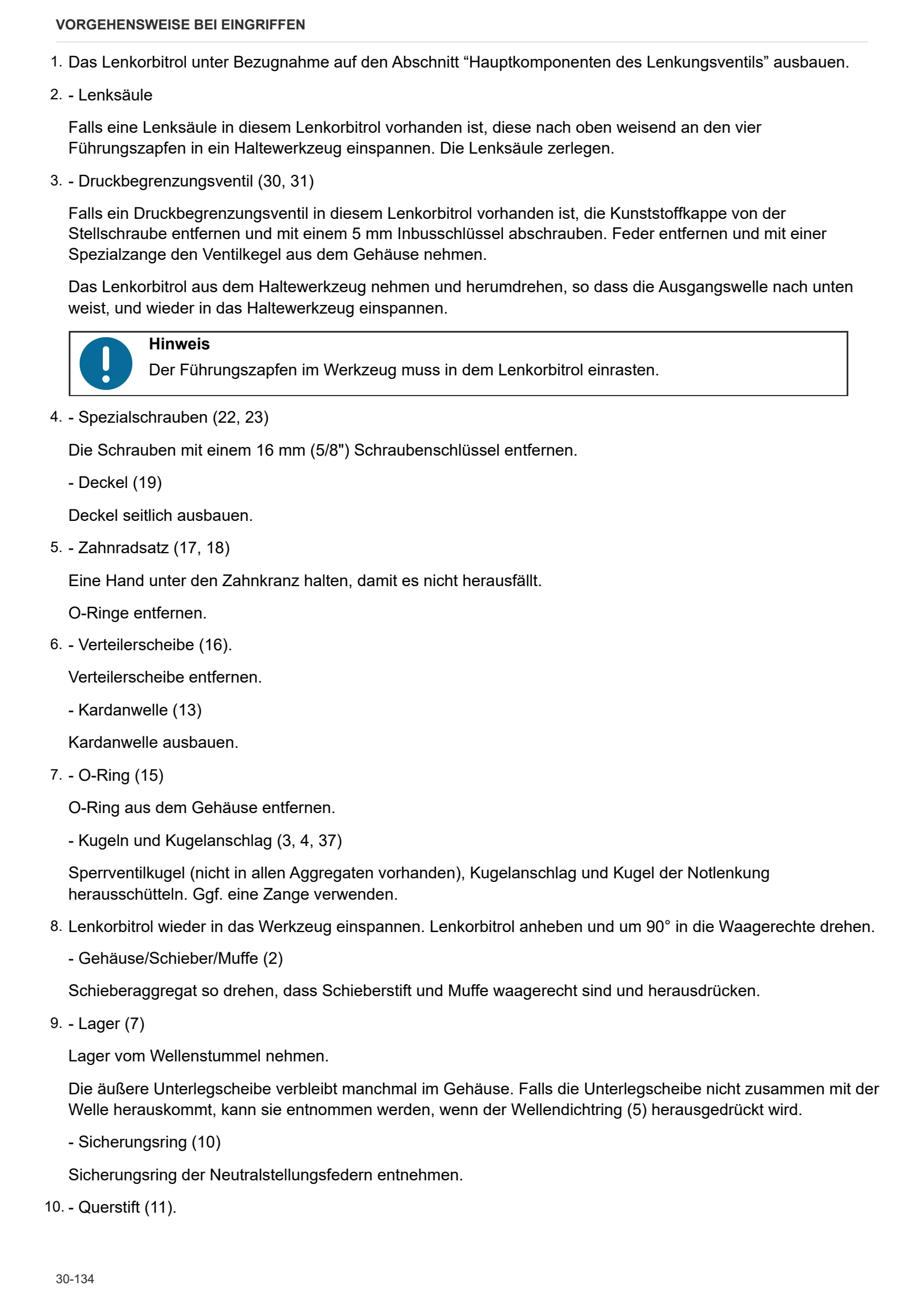 Werkstatthandbuch: G.50 H – sample manual page 3