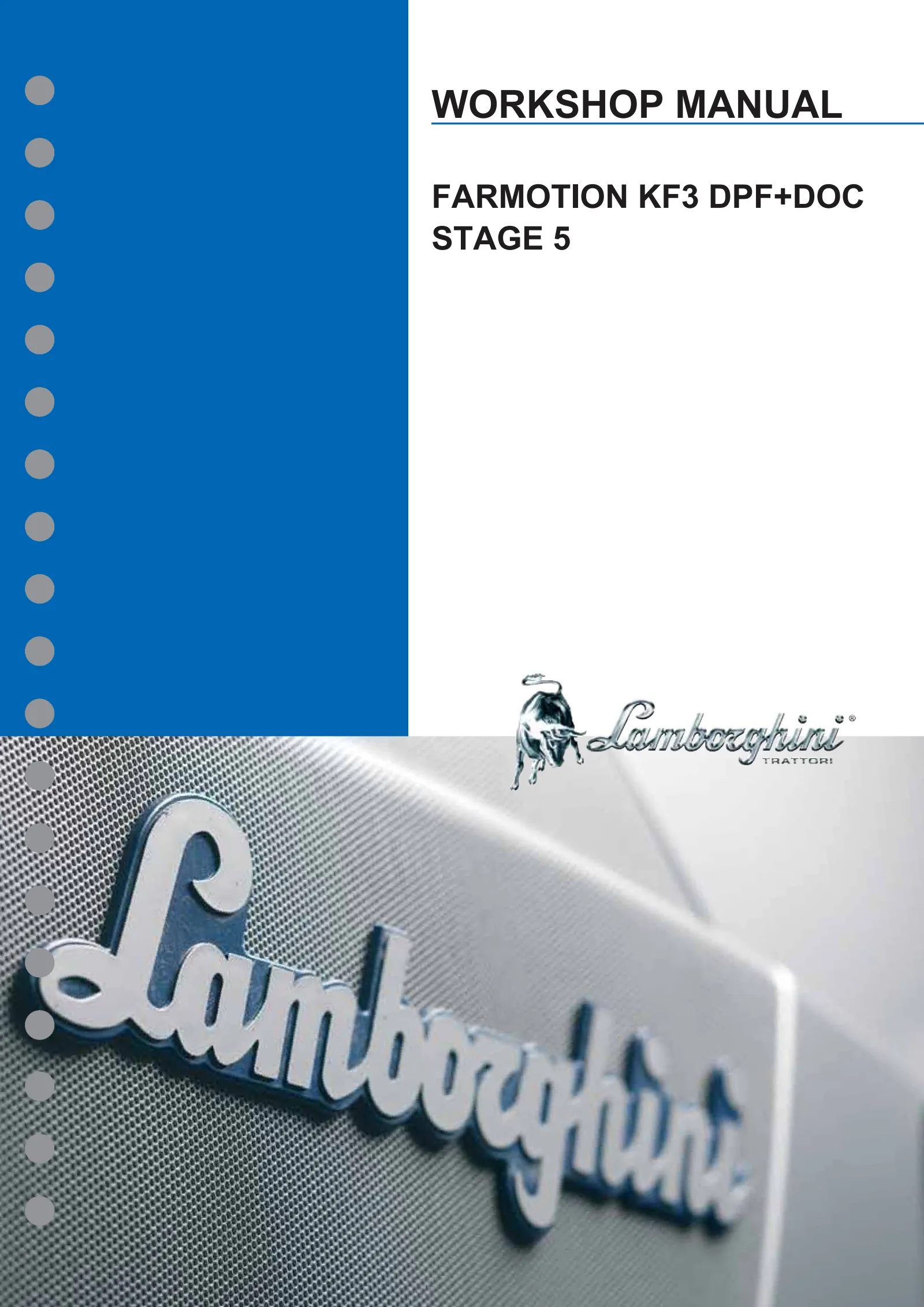Workshop Manual: FarMotion KF3 DPF+DOC Stage 5 – manual cover