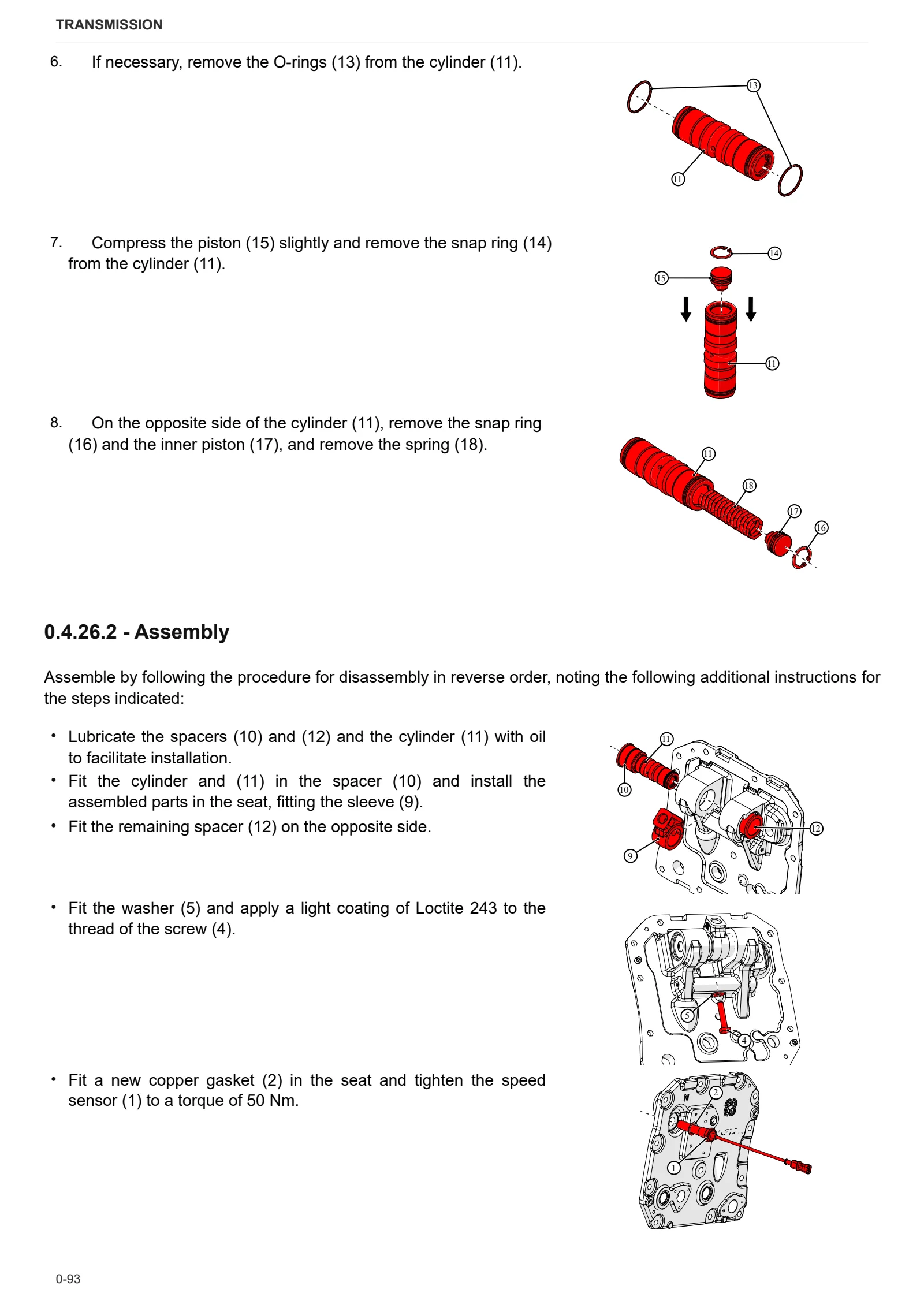 Workshop Manual: SDF T5441 RVS – T5441 TTV – sample manual page 3