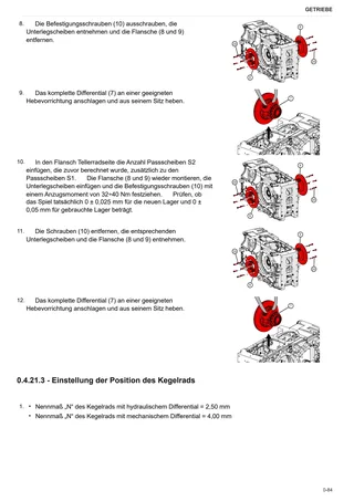 Werkstatthandbuch: SDF T5300 PS – sample manual page 3