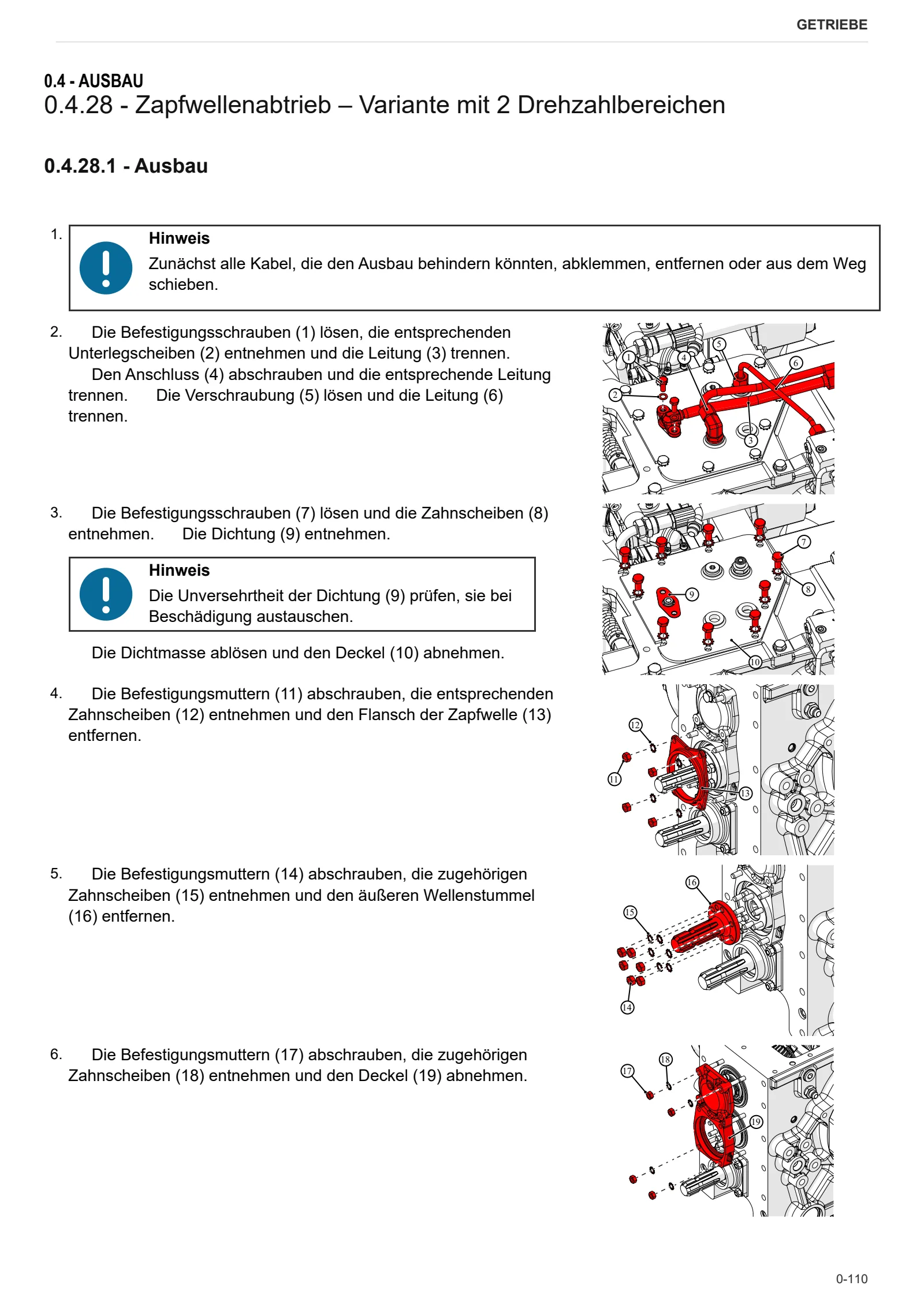 Werkstatthandbuch: SDF T5300 PS – sample manual page 4