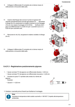 Manuale d'officina: SDF T5300 PS – sample manual page 3