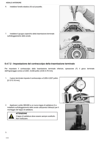 Manuale d'officina: DANA P73 – sample manual page 3