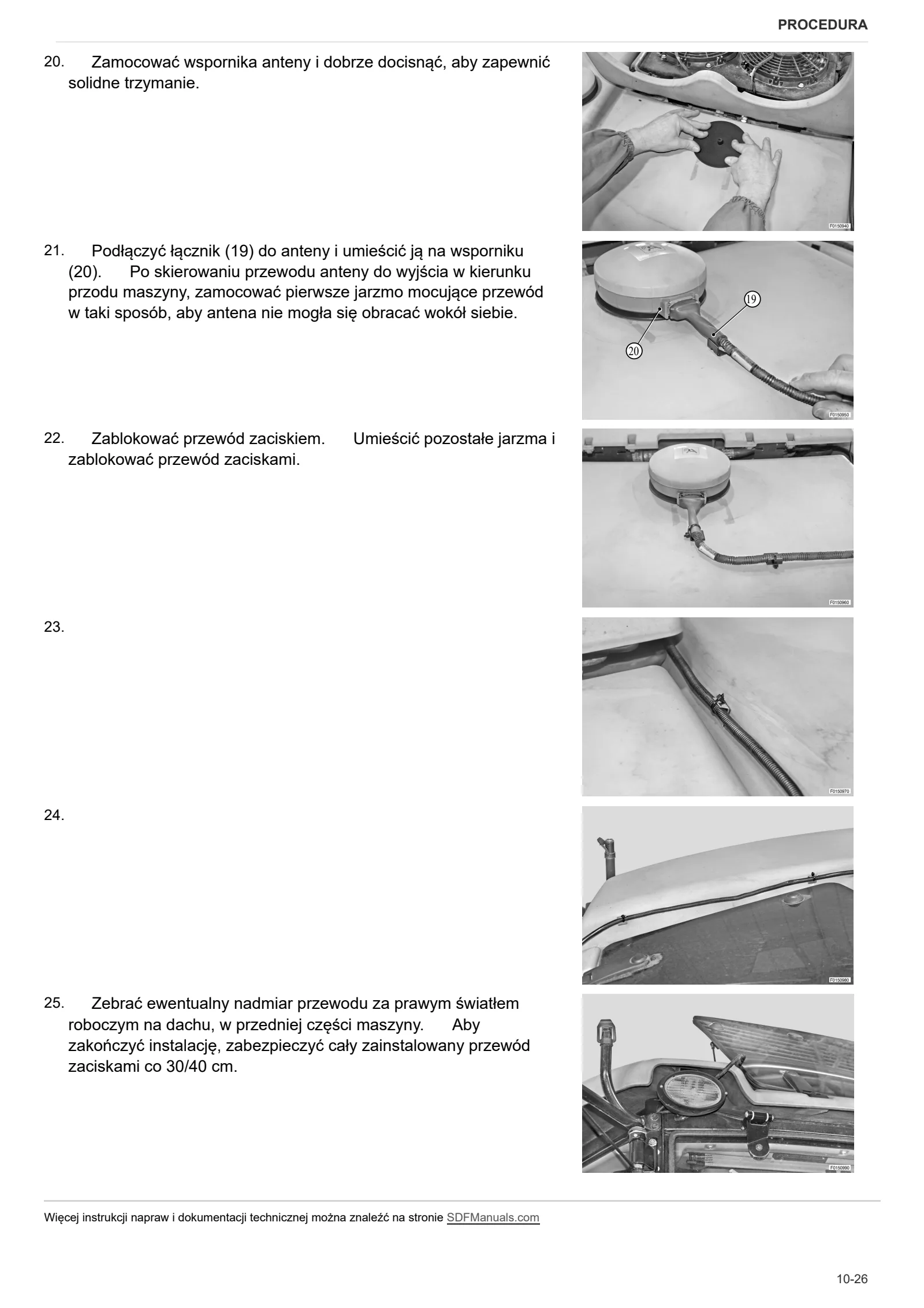 Instrukcja warsztatowa: Performance Steering – sample manual page 2