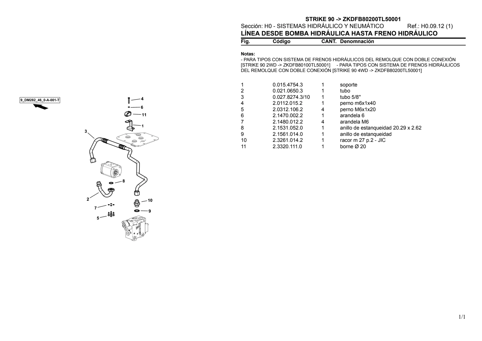 Catálogo de repuestos: STRIKE 90 → ZKDFB80200TL50001 – parts catalogue sample 3
