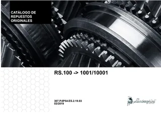 Catálogo de repuestos: RS.100 → ZKDP5402W0TL1001 / 10001 – parts catalogue cover