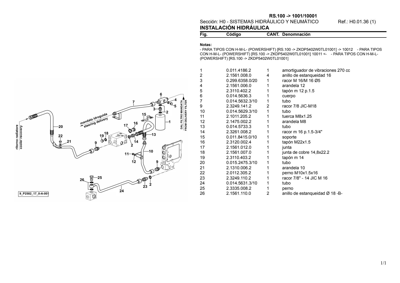 Catálogo de repuestos: RS.100 → ZKDP5402W0TL1001 / 10001 – parts catalogue sample 3