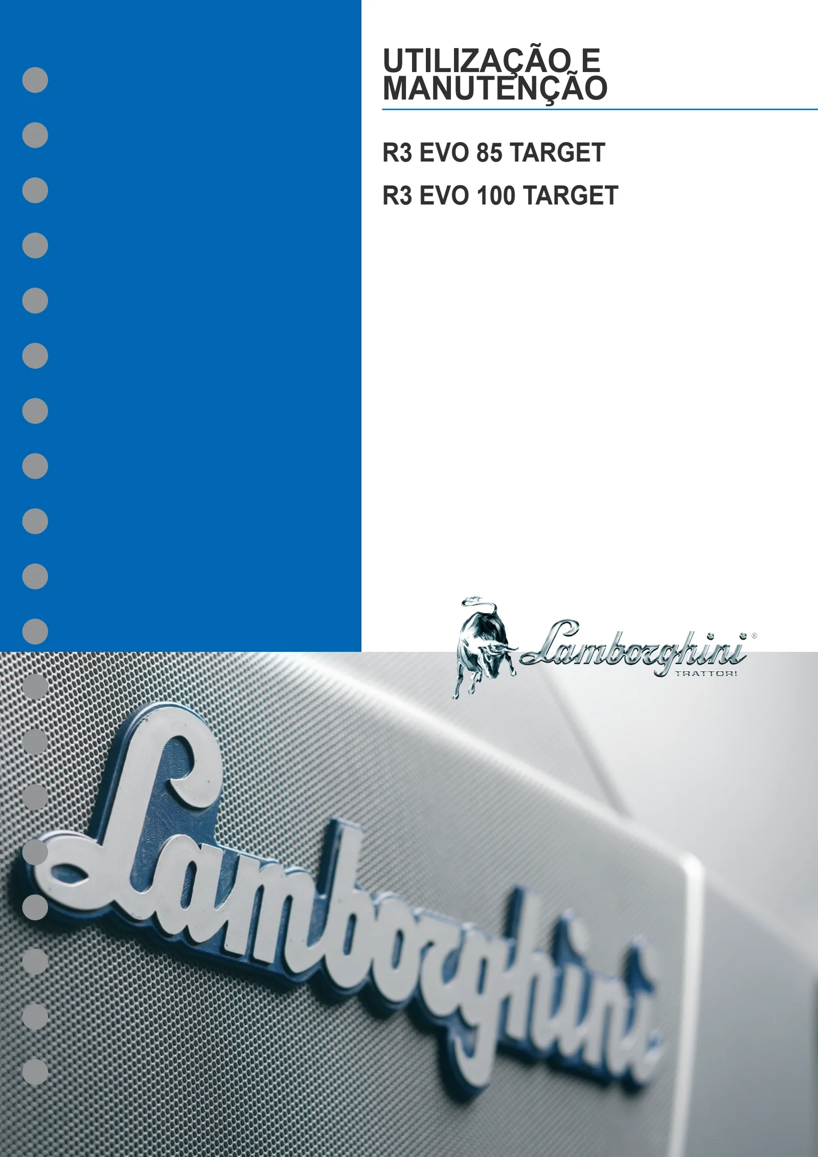 Manual do operador: R3 EVO 85 TARGET → L14S804WVT15001