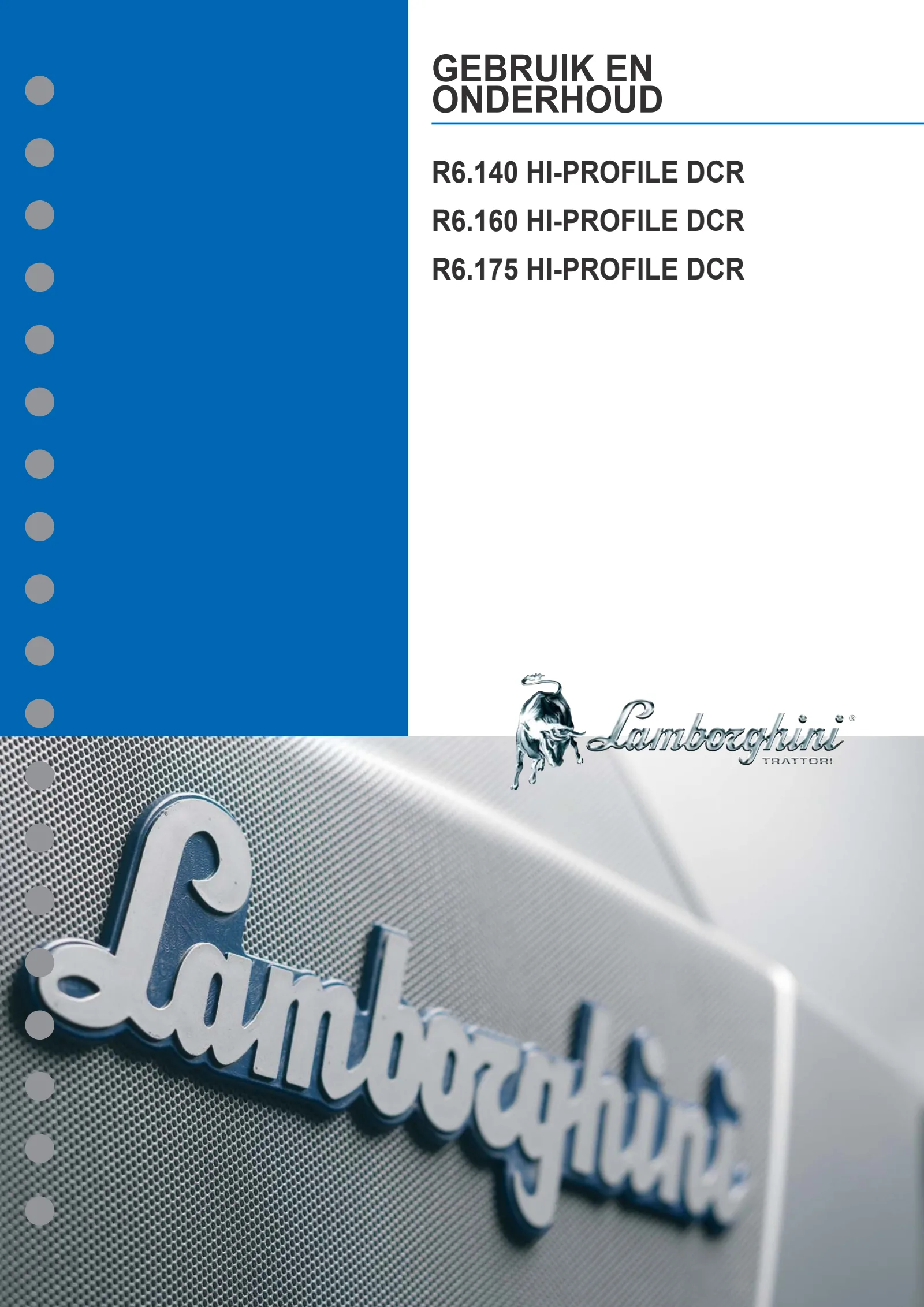 Bedieningshandleiding: R6.140 HI-PROFILE DCR