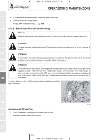Manuale operatore: R6.130 DCR → WSXJ730200LL10001 / 30001 – sample manual page 3