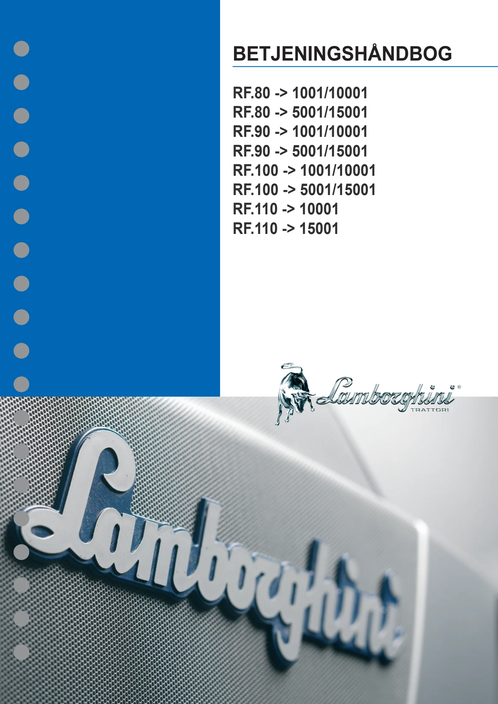 Betjeningshåndbog: RF.80 → ZKDP3402W0TL01001 / 10001
