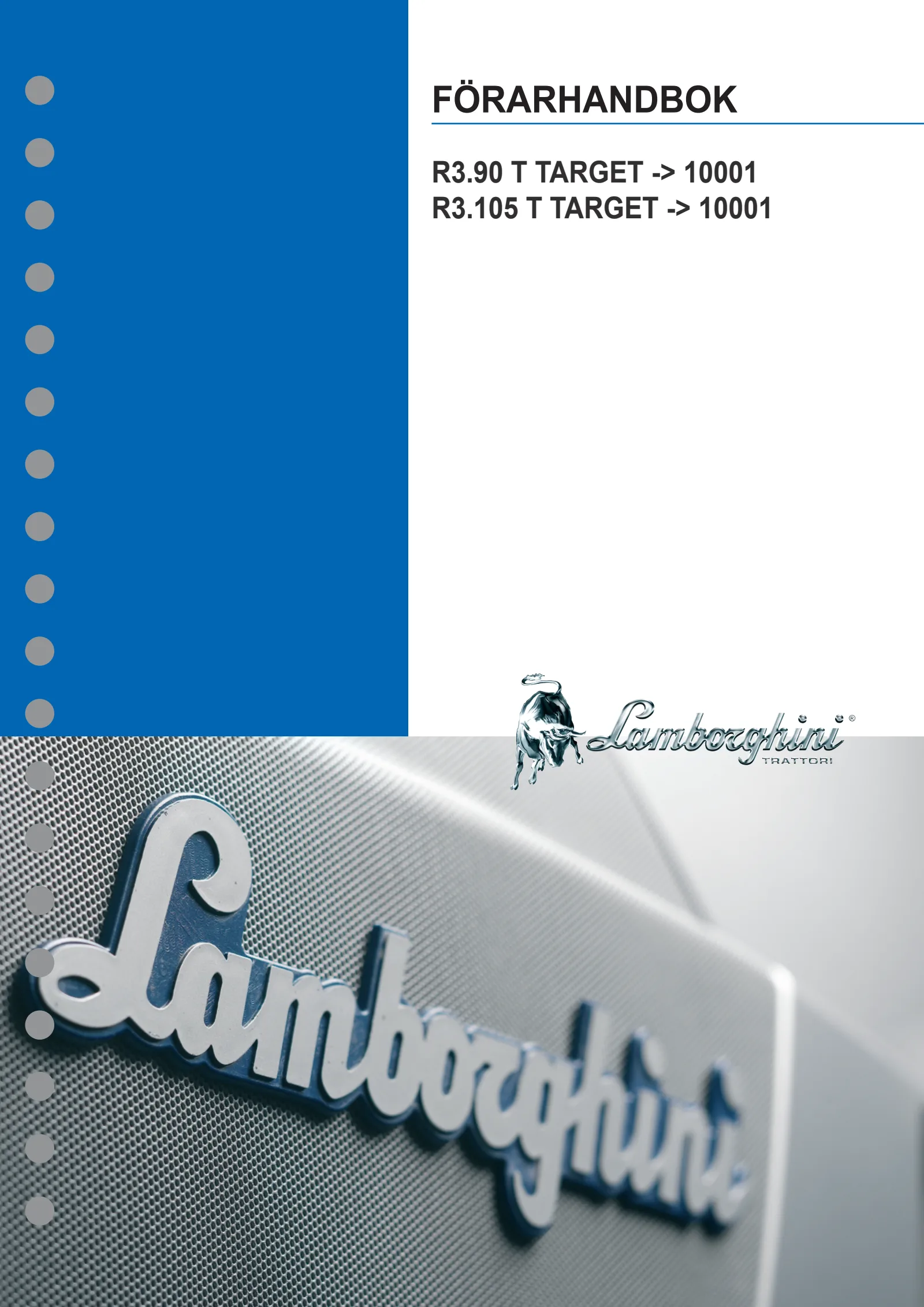 Förarhandbok: R3.90 T TARGET → ZKDU5302W0TL10001