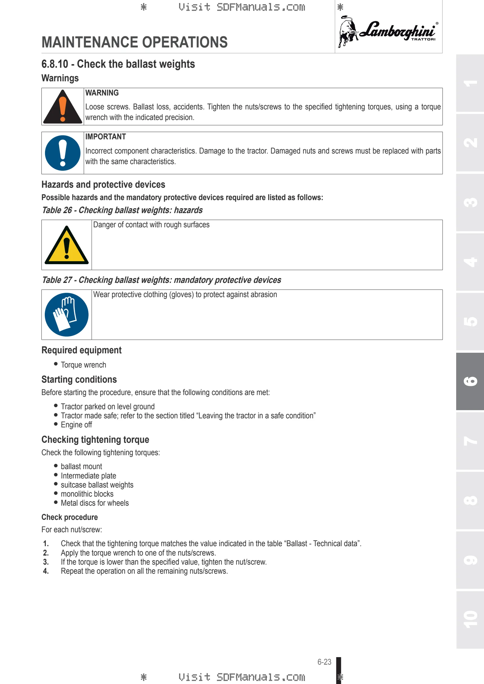 Operator's manual: RS.80 → ZKDP5802W0TL5001 / 15001 – sample manual page 3
