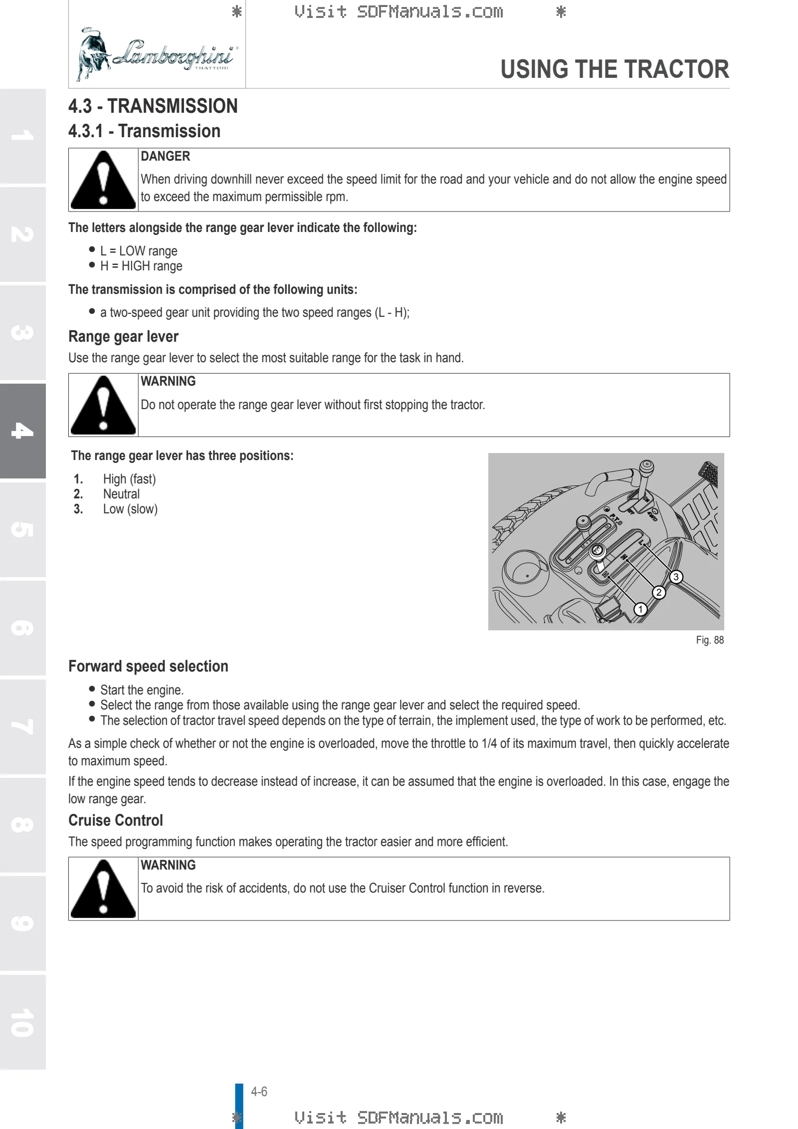 Operator's manual: G.23 H – sample manual page 2