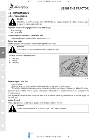 Operator's manual: G.23 H – sample manual page 2