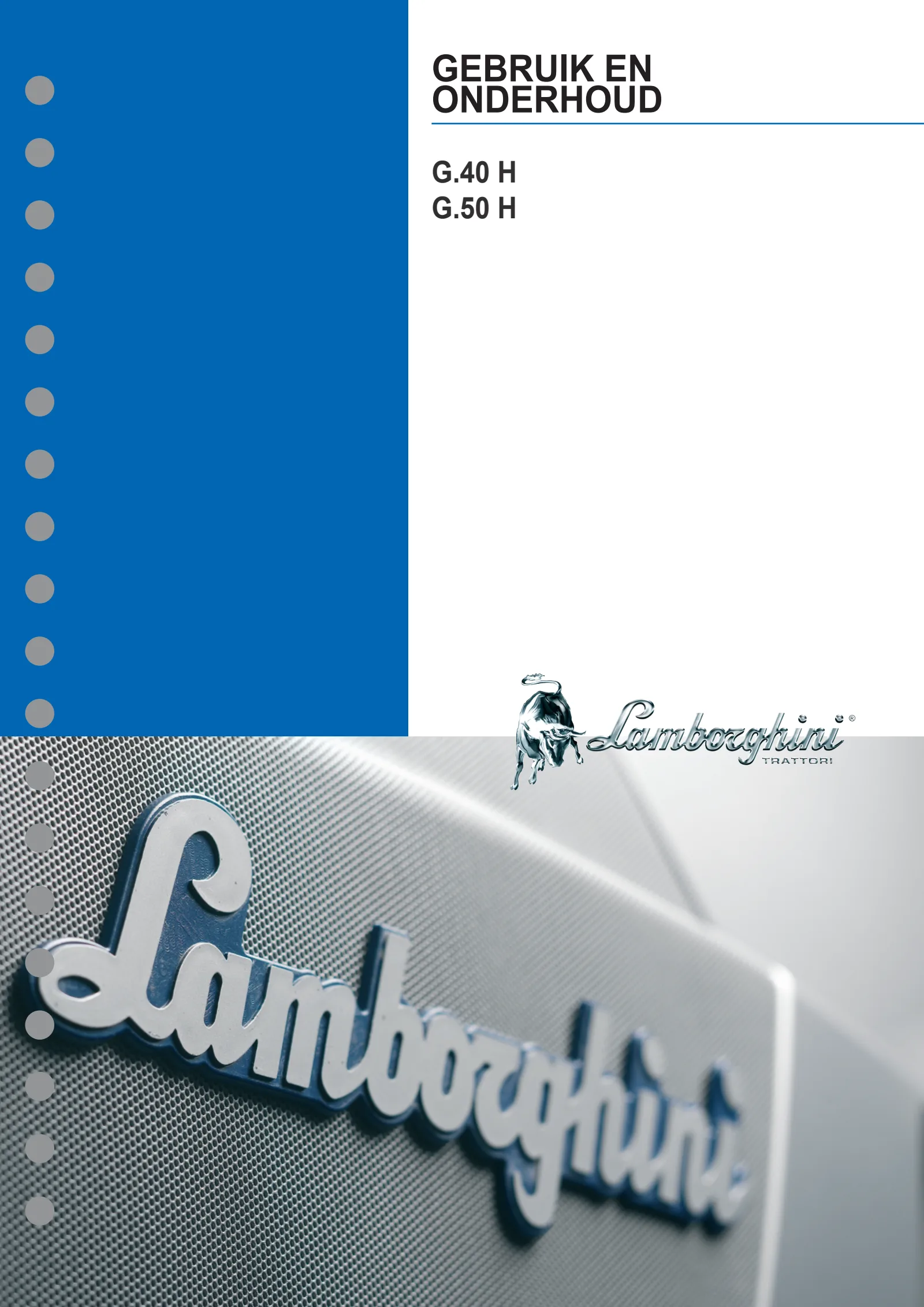 Bedieningshandleiding: G.40 H