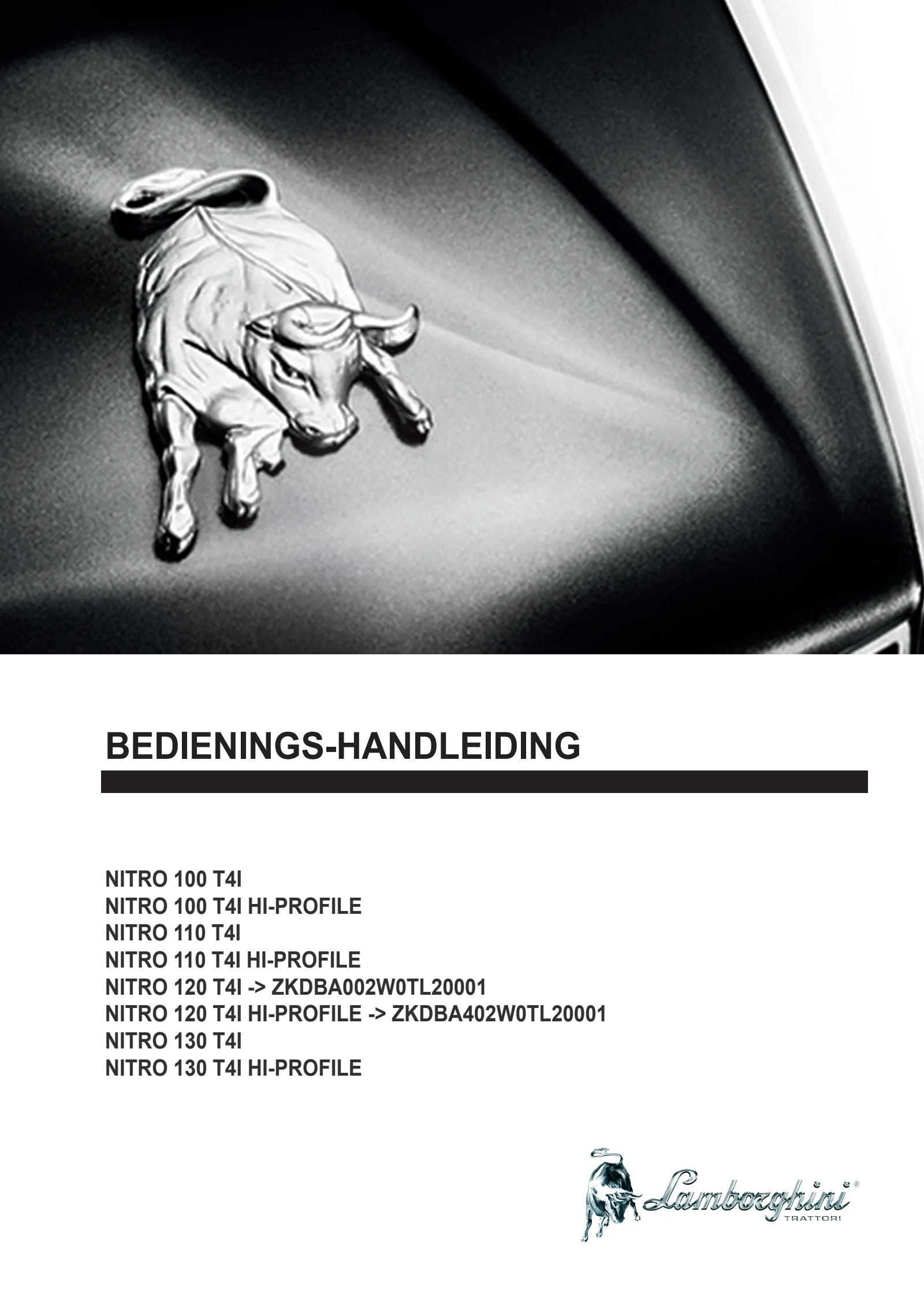 Bedieningshandleiding: Nitro 100 T4i → ZKDY660200TL10001