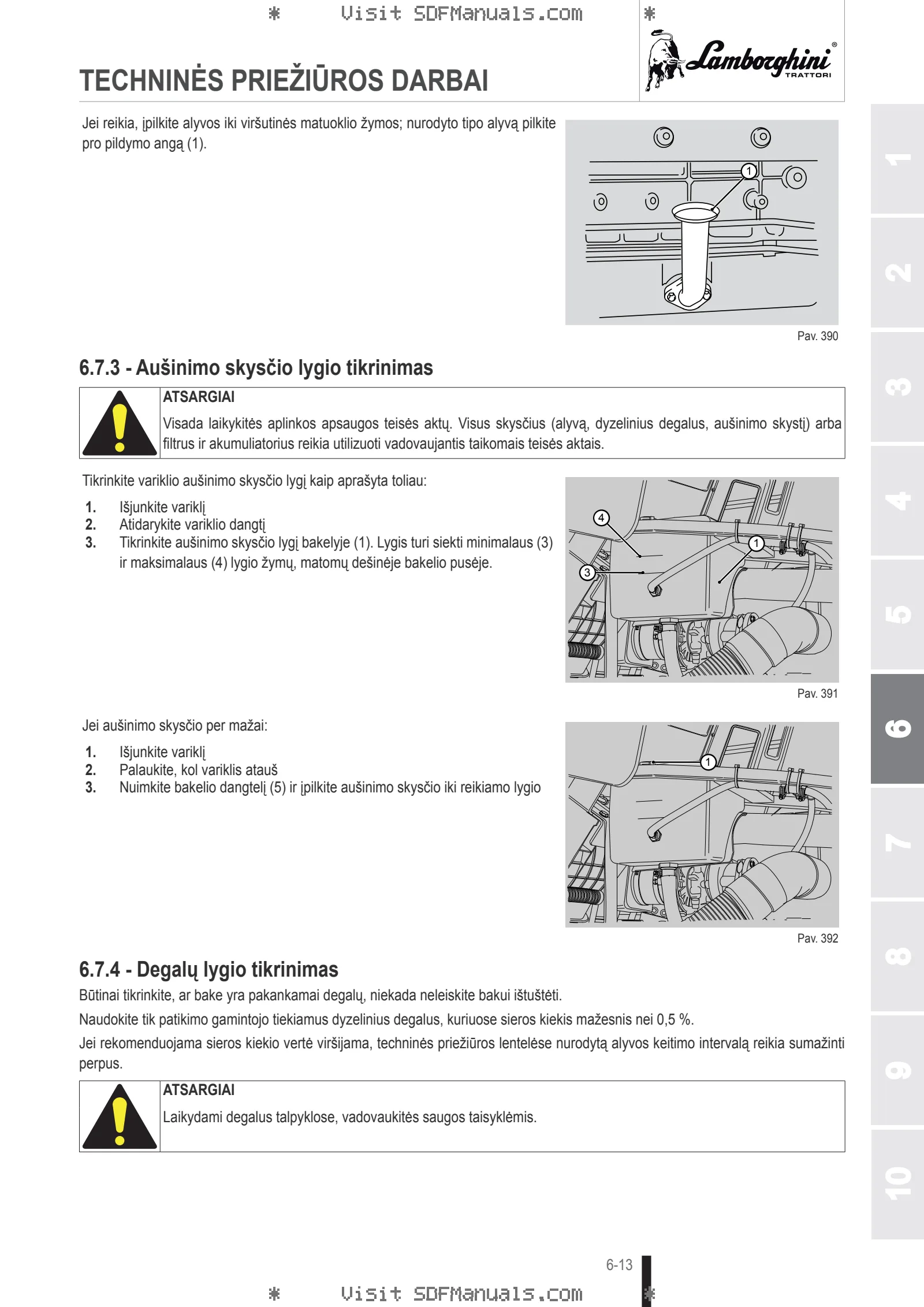 Operatoriaus vadovas: SPARK 150.4 T4i HiProfile-CShift → WSXAP50200LL50010 – sample manual page 3