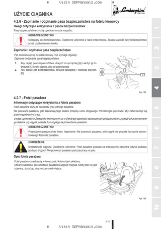 Instrukcja operatora: SPARK 155 VRT → WSXCE70200LL50001 – sample manual page 1